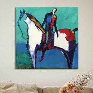 لوحة حصان تجريدي -