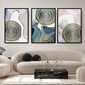 طقم لوحات 3 قطع جدارية اريك