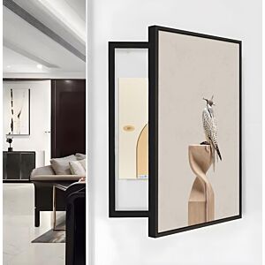 لوحة كانفاس لتغطية طبلون الكهرباء شكل طائر