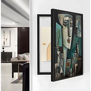 لوحة كانفس كويلي - لتغطية طبلون الكهرباء