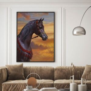 Abstract Horsee Wall Art