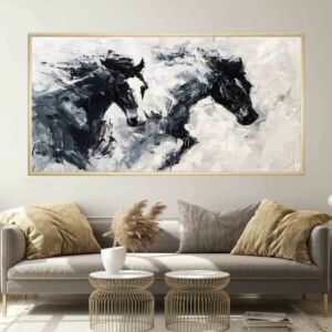 لوحة جدارية فنية مودرن جولدن بتلا