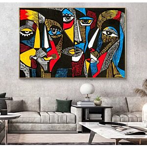 لوحه فنية فن تجريدي ماسال