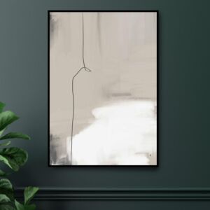 لوحة جدارية فنية لاين