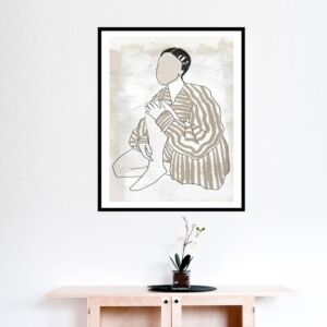 لوحة جدارية فنية سكون