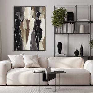 لوحة فنية جدارية - خطوط الأناقة