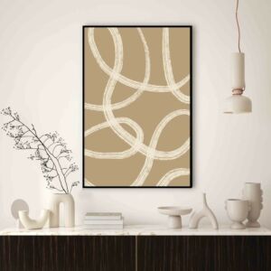 لوحة جدارية فنية مودرن رود - قماش كانفس