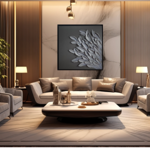 لوحة فنية بلاكنايت 100×100سم