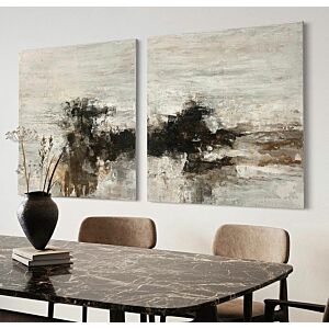 لوحة مودرن فوغ قطعتين - 60x60 سم