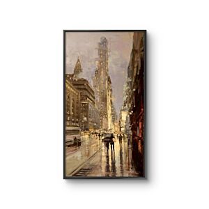 لوحة فنية طباعة كانفس عمل يدوي شينزو 200×100 