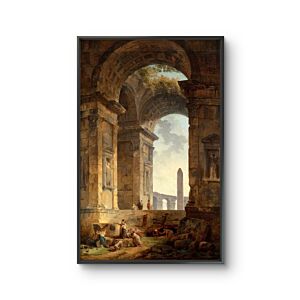 لوحة فنية طباعة كانفس عمل يدوي شيرو 70×120