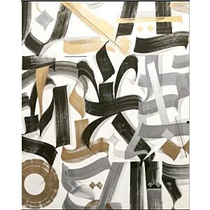 لوحة فنية طباعة كانفس عمل يدوي بيلو 70×120 