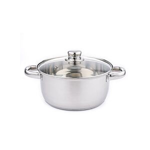 طاجن ستانلس ستيل 22  سم فضي