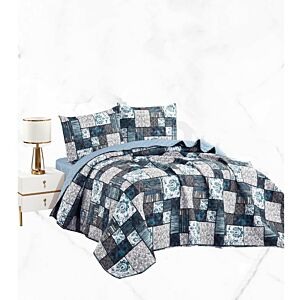 طقم لحاف كينغ نوفا 4 قطع مشجر