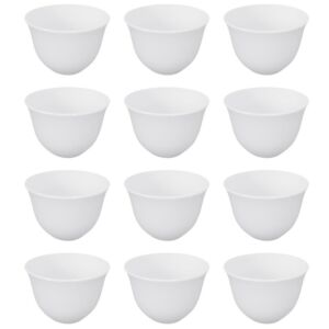 كوب قهوة 12 قطعة أبيض  بروسلين