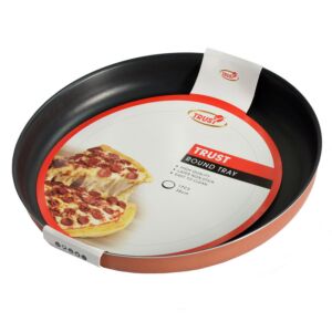 صينية دائرية غير لاصقة اسود ألمنيوم38