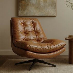 كرسي استرخاء دوار الفا - بني