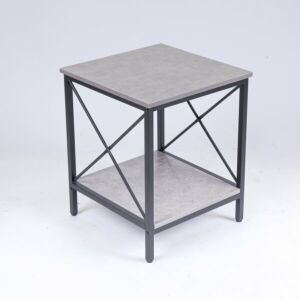 طاولة جانبية رينادا - رمادي غامق