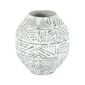 مزهرية جاردينر - ابيض