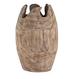 مزهرية حجم كبير بوتانيك - بني فاتح