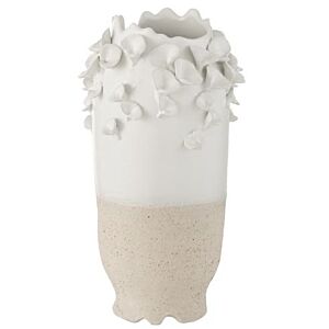 مزهرية سولارتي - ابيض