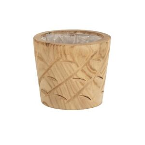 حوض نبات حجم صغير ألفيسكو - بني فاتح