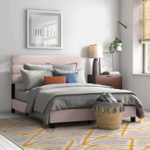 سرير اليزا - وردي