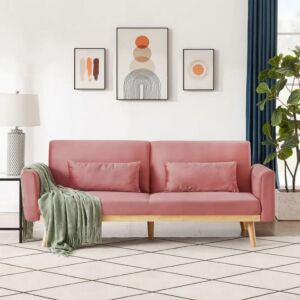 كنبة ثنائية زيليش - وردي