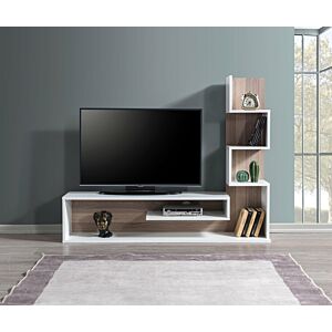 طاولة تلفاز ميتهان إلم كوف - ابيض