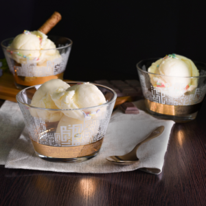 طقم زبادي أبراج 6 قطع لون ذهبي