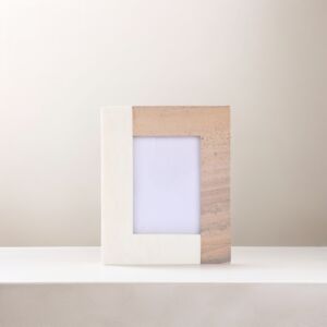 اطار صور ماربل من الخشب والرخام - متعدد الالوان