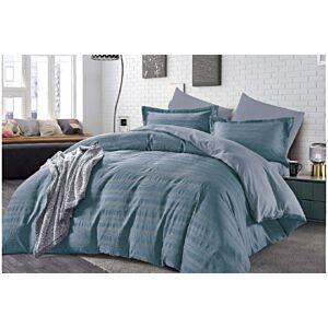 طقم لحاف جيان - كينغ 6 قطع - كحلي