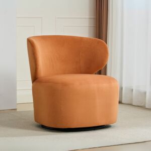 كرسي دوار ريبيل - برتقالي