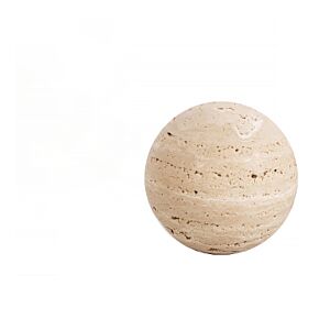 تحفة كرة حجرية وسط - اصفر