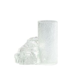 مزهرية مكعبات ثلج وسط