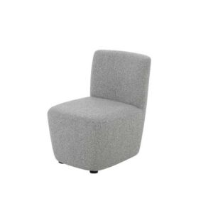 كرسي مفرد بدون ذراعين ريلاكس - رمادي غامق