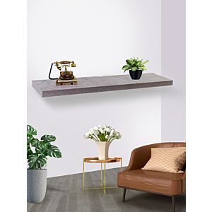 رف جداري ريموس طول 100 سم لون رمادي