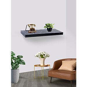 رف جداري لونا طول 60 سم لون رخامي غامق