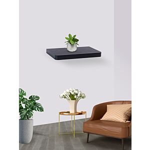 رف جداري ماثيو طول 40 سم لون أسود