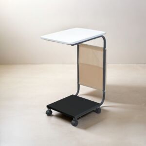 طاولة خدمة مستطيلة روانا - أبيض وأسود