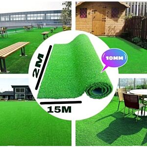 عشب صناعي أخضر رول مقاس  2 15 م تخانة 1 سم