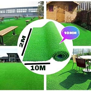 عشب صناعي أخضر رول مقاس  2 10 م ثخانة 1 سم