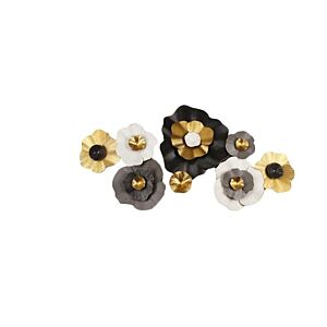 لوحة ديكور جدارية ماجيدا حديد ثلاثية الأبعاد متعددة الألوان