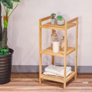 وحدة تنظيم خشب 3 أدوار مربع روما - خشبي