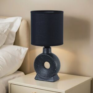 أبجورة طاولة موردن كهربائية سيراميك سومرو - اسود