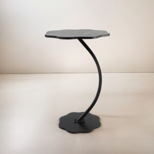 طاولة خدمة روزا - اسود رخامي