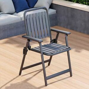 كرسي جلسة خارجية قابل للطي فلاديف - بني