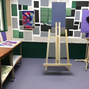 حامل لوحة رسم آرتيست خشب 38 سم - خشبي فاتح