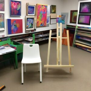 حامل لوحة رسم آرتيست خشب 48 سم - خشبي فاتح