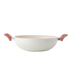 مقلاة جرانيت عميقة 30 سم - بيج